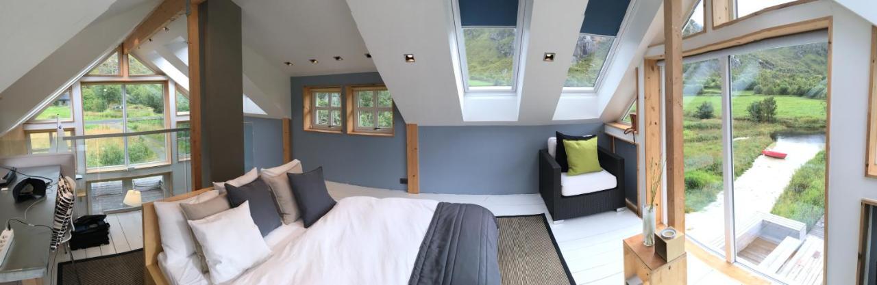 Lofoten Fjord Lodge Saupstad  Esterno foto
