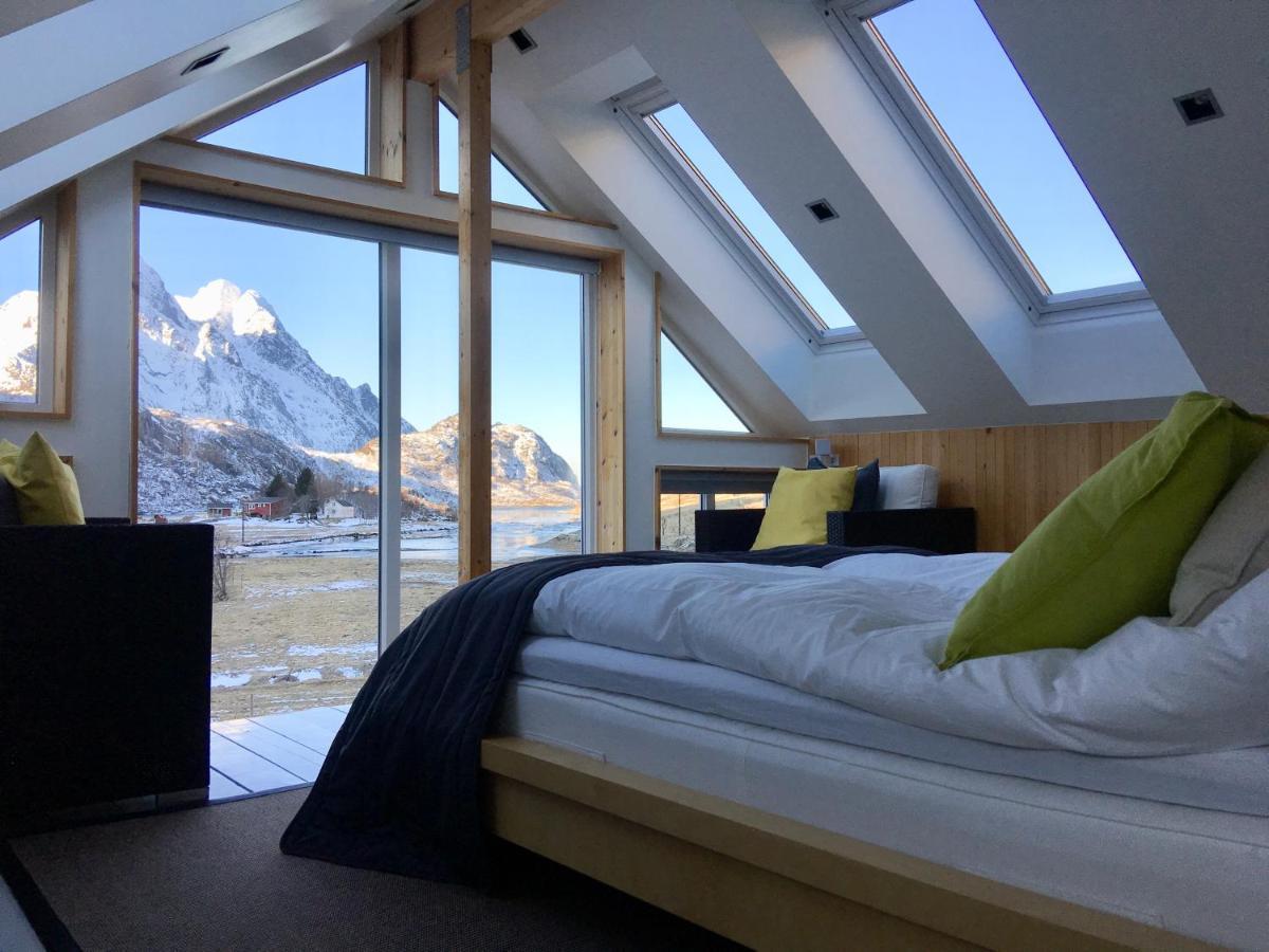 Lofoten Fjord Lodge Saupstad  Esterno foto