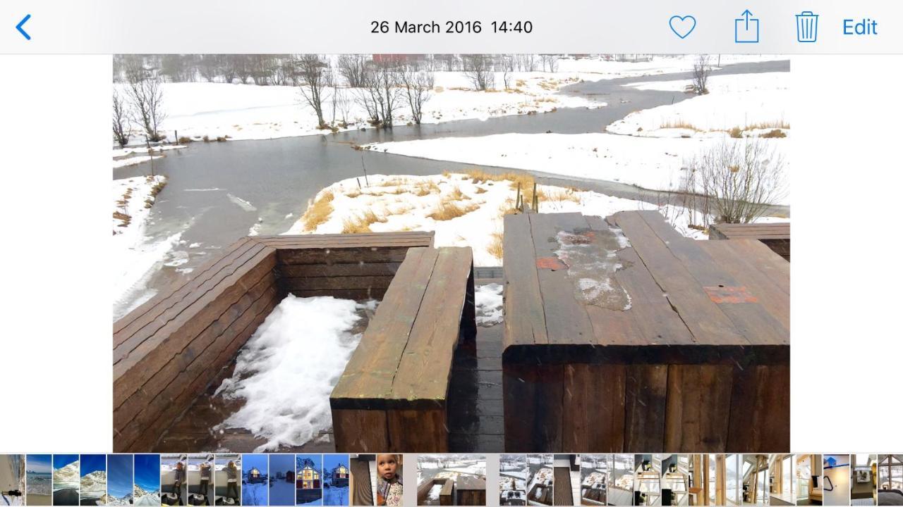 Lofoten Fjord Lodge Saupstad  Esterno foto